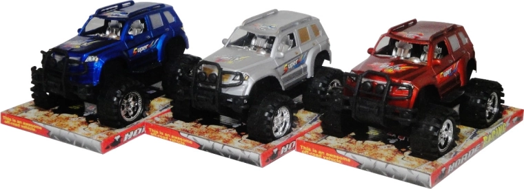 Terénne auto jeep s trecím pohonom - 1 kus