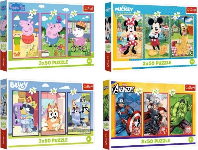 Puzzle 3×50 dielikov – náhodný motív