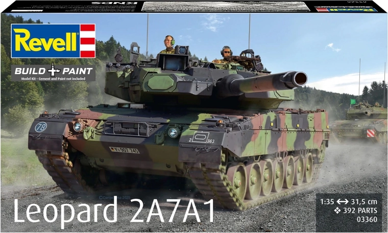 Plastikový model tanku Leopard 2A7A1