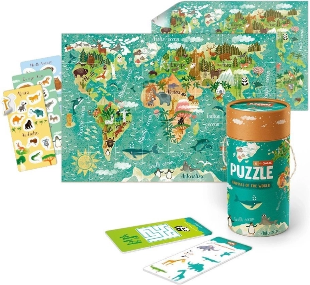 Dodo sada puzzle, hier a doplnkov – svetové zvieratá