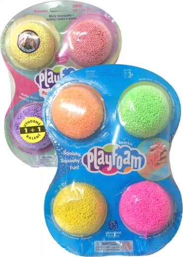 PlayFoam penová modelína v bublinách, sada 8 farieb