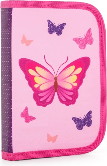 Školský peračník jednoposchodový Motýľ