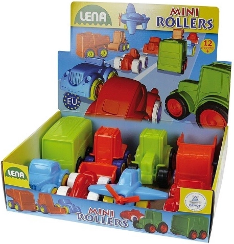 Autíčka Mini Rollers pre najmenšie deti