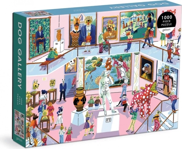 Puzzle Psia Galéria 1000 Dielov