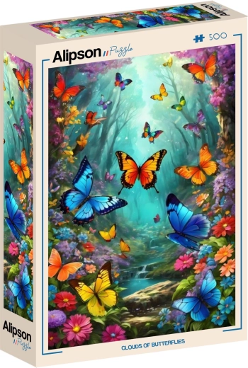 Alipson puzzle Motýlie oblaky 500 dielikov