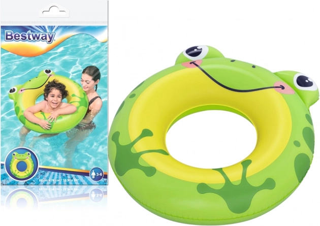 Nafukovací plávací kruh žabka 76 × 85 cm Bestway