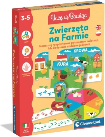 Zvieratá na farme – vzdelávacia hra pre deti
