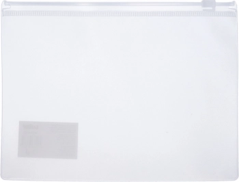 Transparentný obal na dokumenty so zipsom