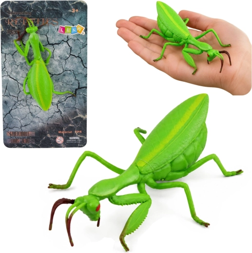 Gumová realistická figúrka modlivky zelenej 18 cm