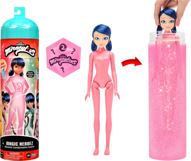 Miraculous Magic Heroez bábika Marinette s magickou premenou a doplnkami