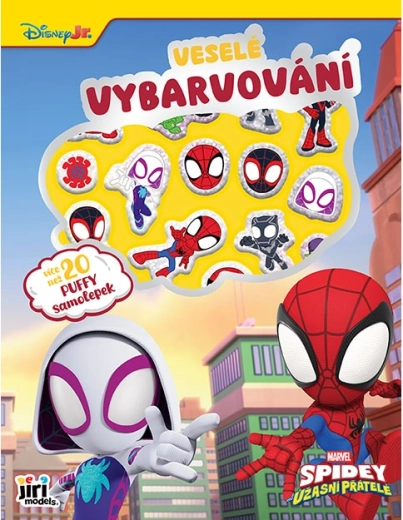 Veselé vyfarbovanie so super nálepkami Spidey