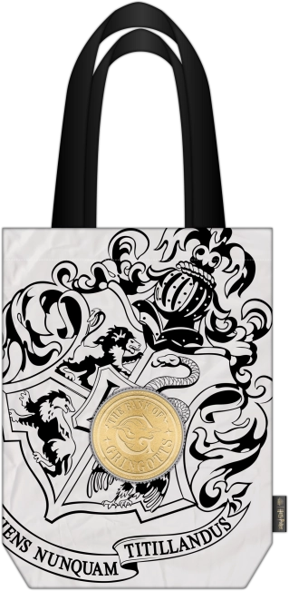 Nákupná taška HARRY POTTER – čiernobiela