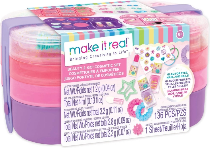 Make It Real Beauty 2-Go! detská kozmetická sada na cesty