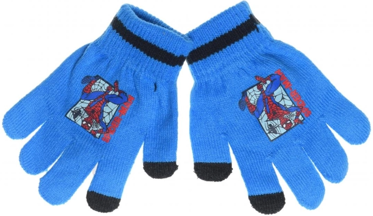 Dotykové zimné detské rukavice Spiderman - 1 kus