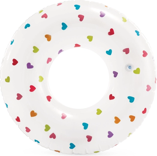 Nafukovací plavecký kruh so srdiečkami 81 cm Intex