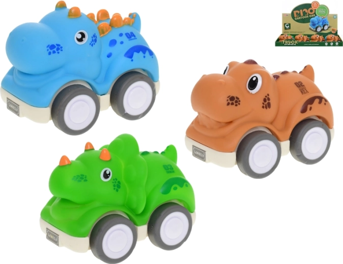 Dinosaurus na spätný chod 10 cm pre najmenšie deti