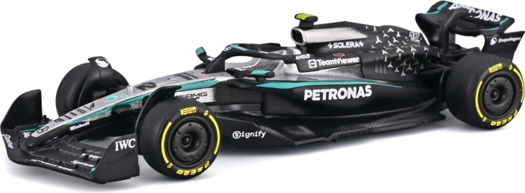 Model pretekárskeho auta F1 Bburago Mercedes-AMG Petronas W16 (2025) #12 Kimi Antonelli 1:64