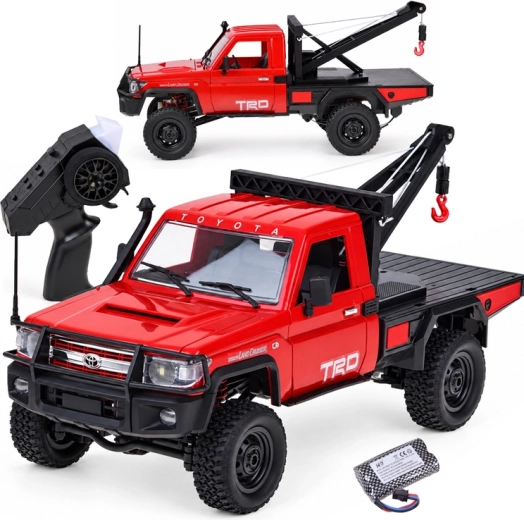 RC terénne odťahové vozidlo Toyota Land Cruiser 4×4 s navijakom 1:12