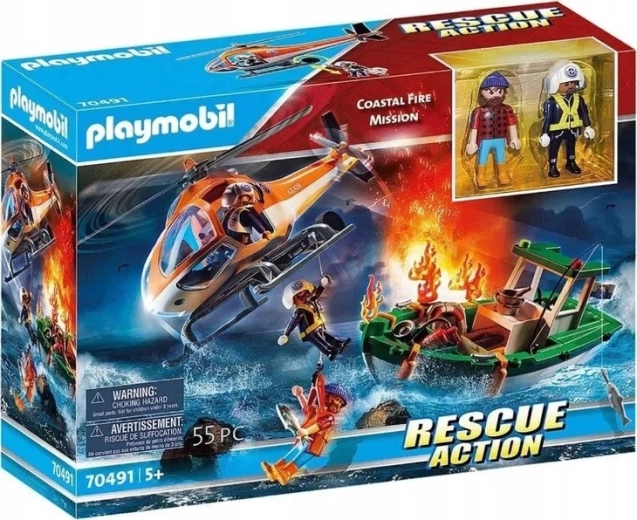 Misia pobrežnej hasičskej záchrannej akcie