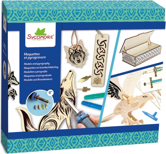 Lovely box – pyrografia keltské ornamenty