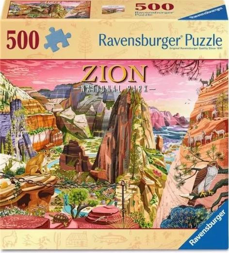 Ravensburger puzzle Národný park Zion 500 dielikov