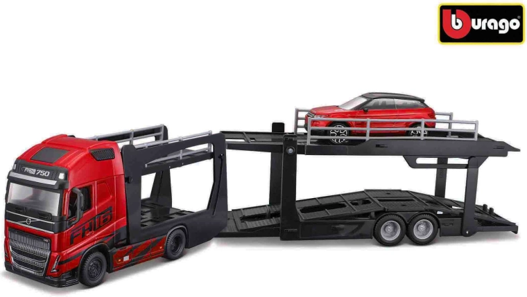 BBU StreetFire prepravník áut Volvo FH v mierke 1:43