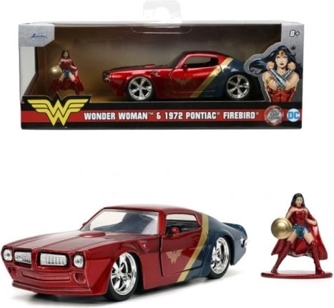 Jada Wonder Woman zberateľský set 1972 Pontiac Firebird 1:32 s figúrkou