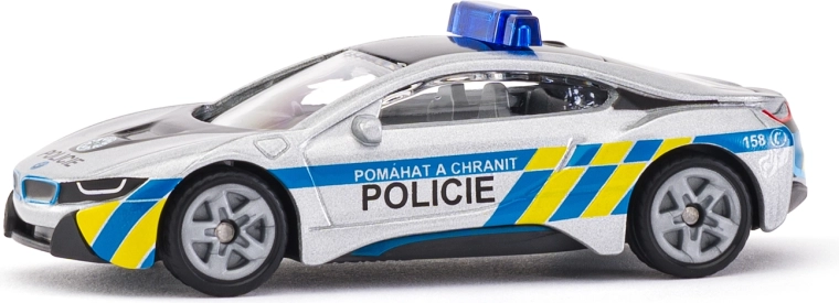 SIKU – policajné vozidlo BMW i8 LCI česká verzia