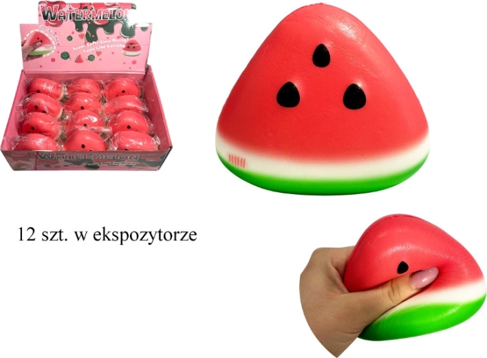 Stláčacia hračka v tvare melóna - 1 kus