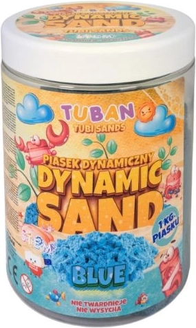 Tuban dynamický piesok 1 kg – Modrá