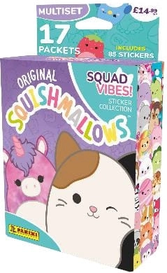 Panini Squishmallows nálepky – eco blister