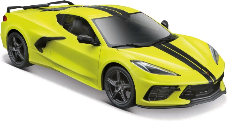 Maisto Chevrolet Corvette Stingray coupe Z51 2020 žltá 1:24