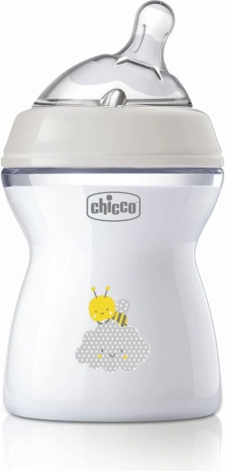 Chicco dojčenská antikoliková fľaša Natural Feeling 250 ml neutrálna 2 m+