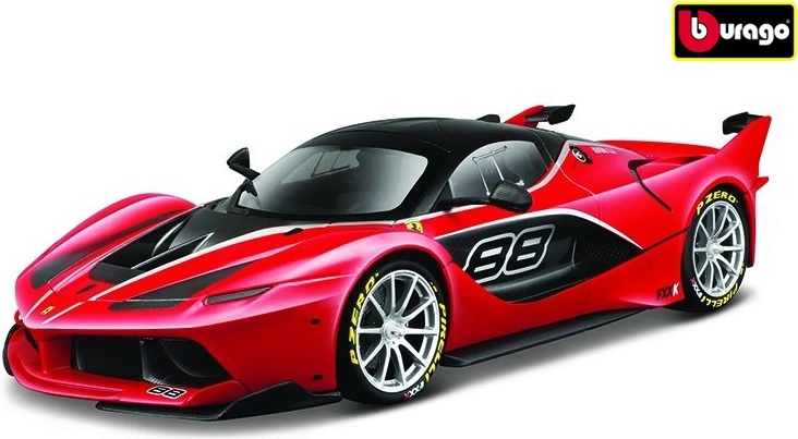 Kovový model Ferrari FXX K červená