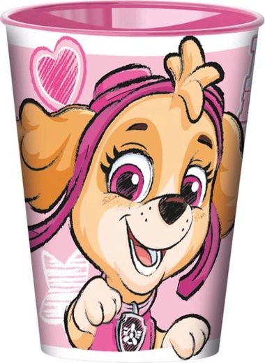 Plastový pohárik Paw Patrol 260 ml ružový