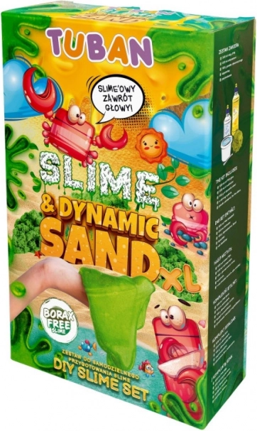 Sada DIY Slime a kinetický piesok XL