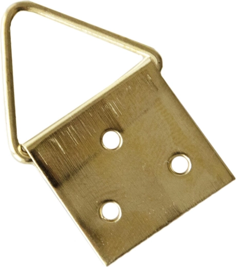 Obrazové očko 16 × 15 mm, veľkosť 4, mosadzné (250 ks)