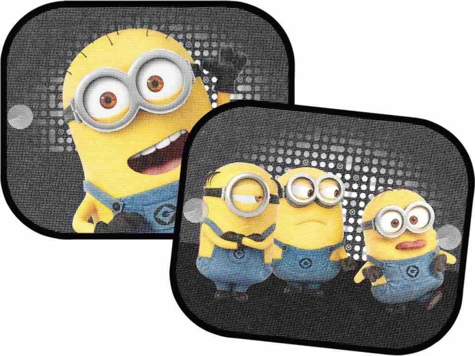 Slnečné clony do auta Minions 2 ks