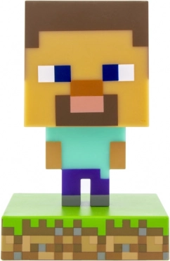 Dekoratívna lampa inšpirovaná hrou Minecraft – Steve