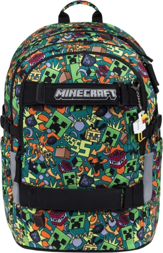 Školský batoh BAAGL Skate MINECRAFT Chaos