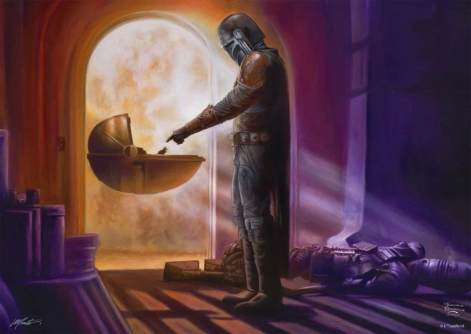 Puzzle Mandalorian: Bod zlomu 1000 dielikov