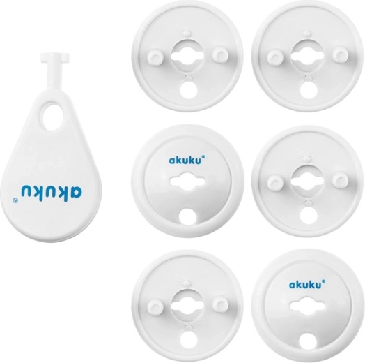 Záslepky do zásuviek akuku – detské poistky, 6 ks