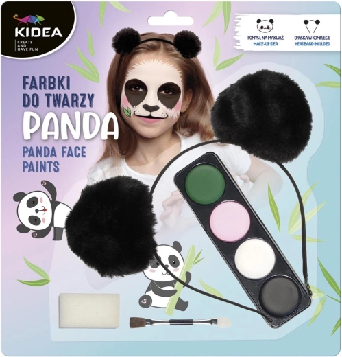 Sada farieb na tvár panda