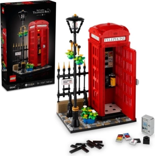 LEGO Ideas červená londýnska telefónna búdka 21347