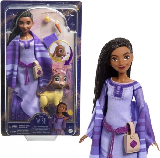 bábika disney wish asha z rosas – dobrodružný set s doplnkami