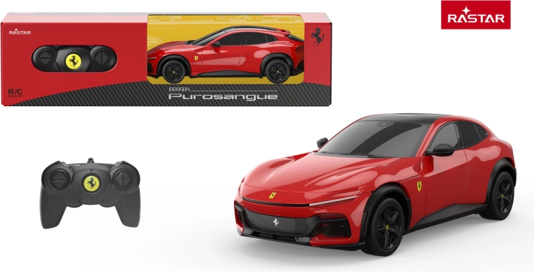 RC auto Ferrari Purosangue 1:24 červené Rastar