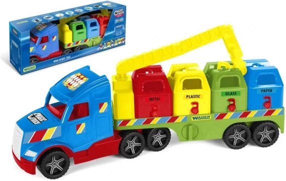 Auto Magic Truck smetiari plast 75 cm v krabici 79x28x20 cm