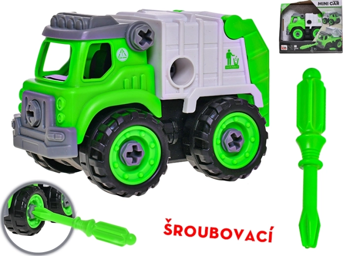 Skrutkovacie smetiarske auto 12,5 cm