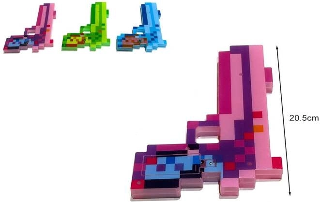 Detská pištoľ Gazelo Pixel so svetelnými a zvukovými efektmi