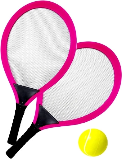 Maxi badminton – veľké rakety s loptičkou a košíčkom